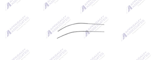 Lacrimal Probe Set includes 2 Curved