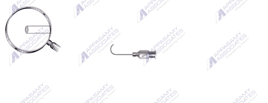 Fasanella Lacrimal Cannula 23G Curved Tip AA 7035