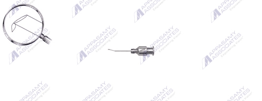 Blumenthal Cannula 5mm Angled AA 7201