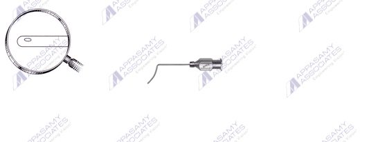 Burk Irrigating Trabeculotomy Cannula Left AA 7486