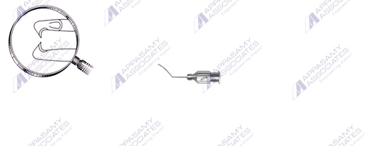 Kratz Cystotome Cannula Angled 60 ° Sharp tip AA 7565