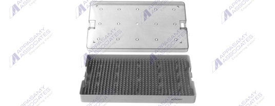 Appasamy See-Through Plastic Sterilization Box